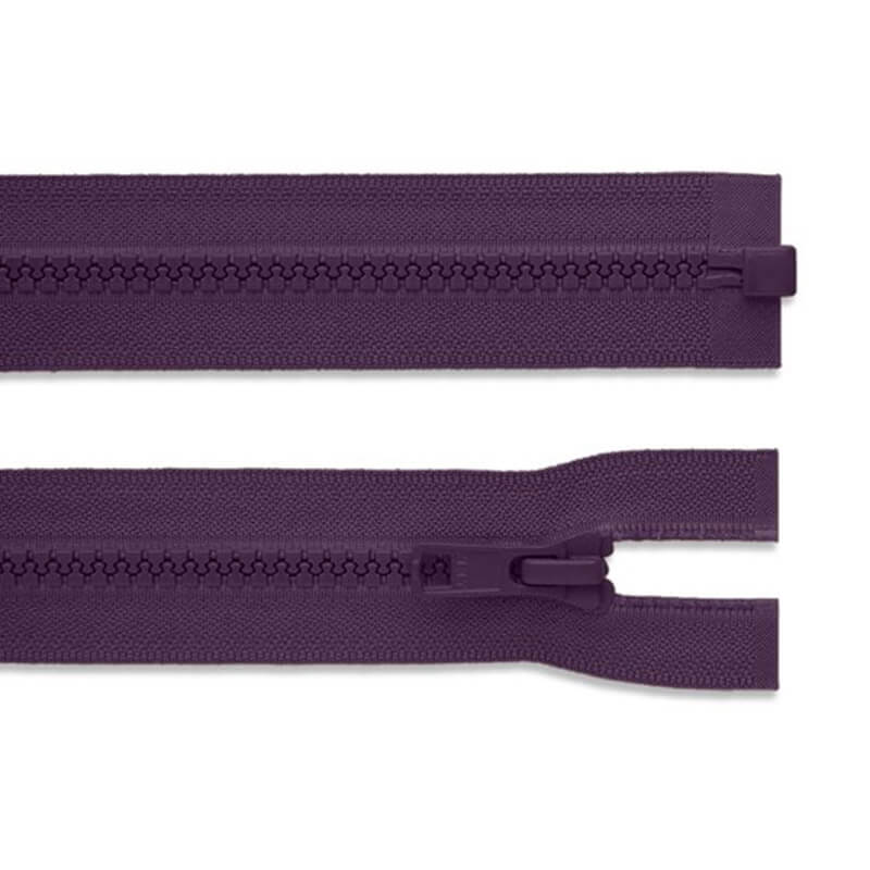 Plastic one-way zipper 5-6mm | 65cm 