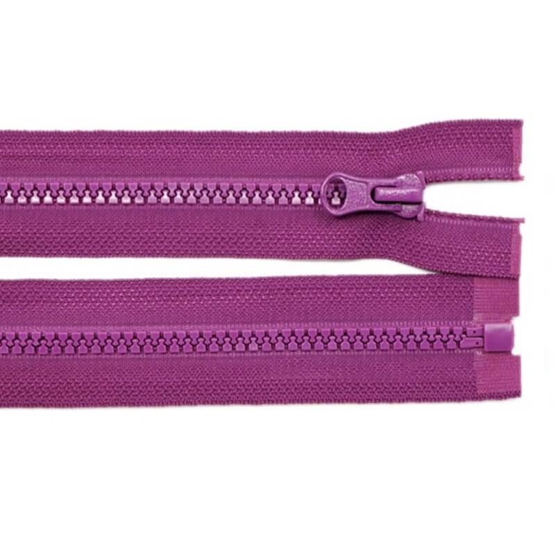 Plastic one-way zipper 5-6mm | 65cm 