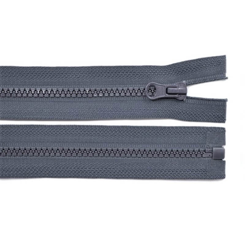 Plastic one-way zipper 6mm | 90cm