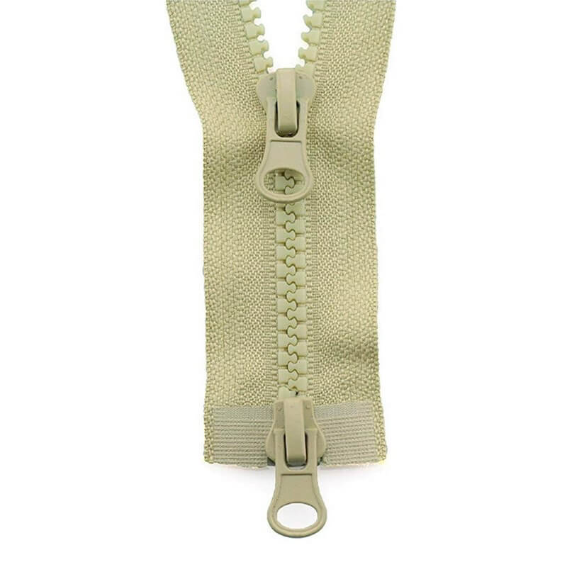 Plastic two-way zipper 6mm | 60cm