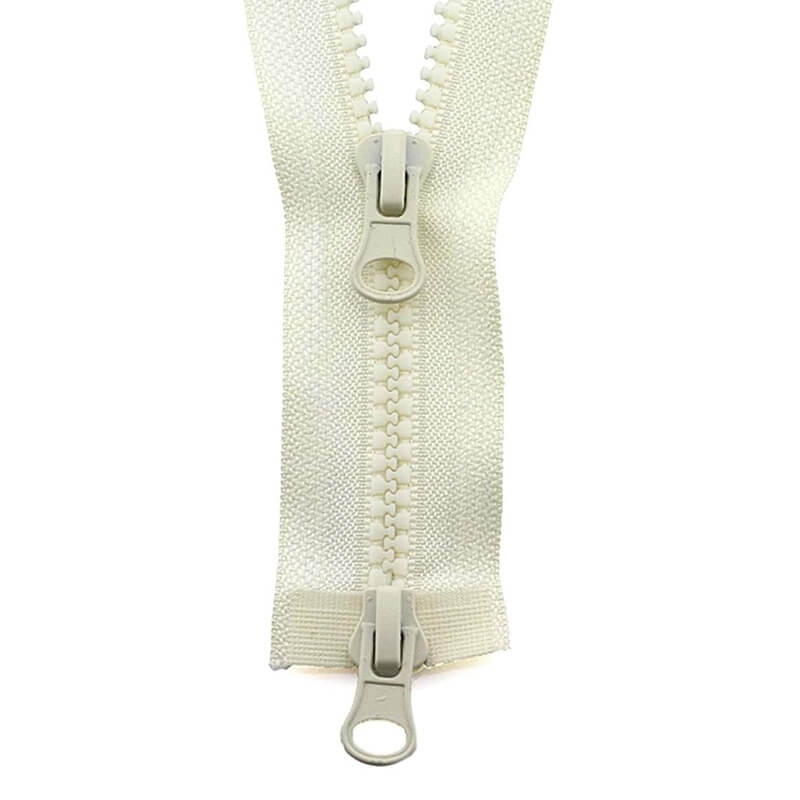 Plastic two-way zipper 5-6mm | 55cm