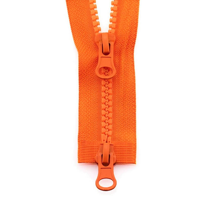 Plastic two-way zipper 5-6mm | 70cm