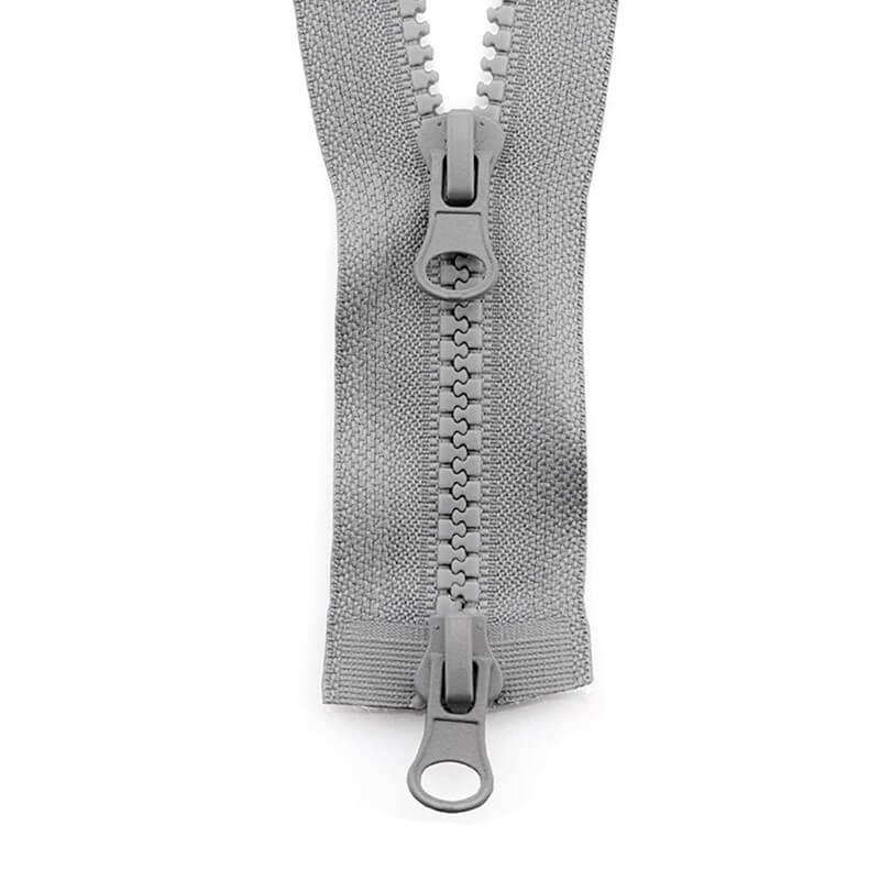 Plastic two-way zipper 5-6mm | 55cm