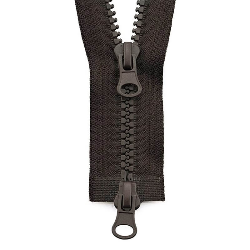 Plastic two-way zipper 5-6mm | 50cm