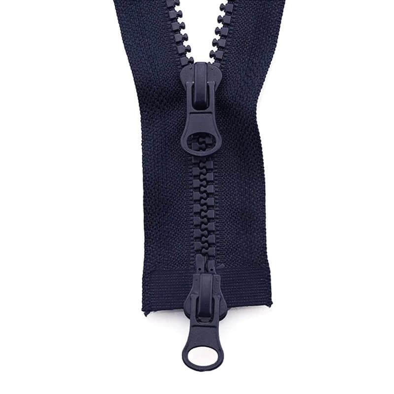 Plastic two-way zipper 5-6mm | 50cm
