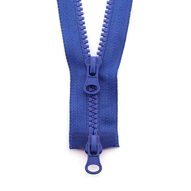 Plastic two-way zipper 5-6mm | 50cm