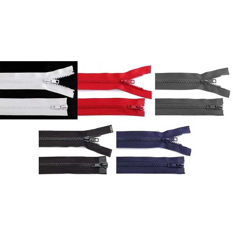 Plastmasas divvirzienu rāvējslēdzējs 6mm | 70cm
