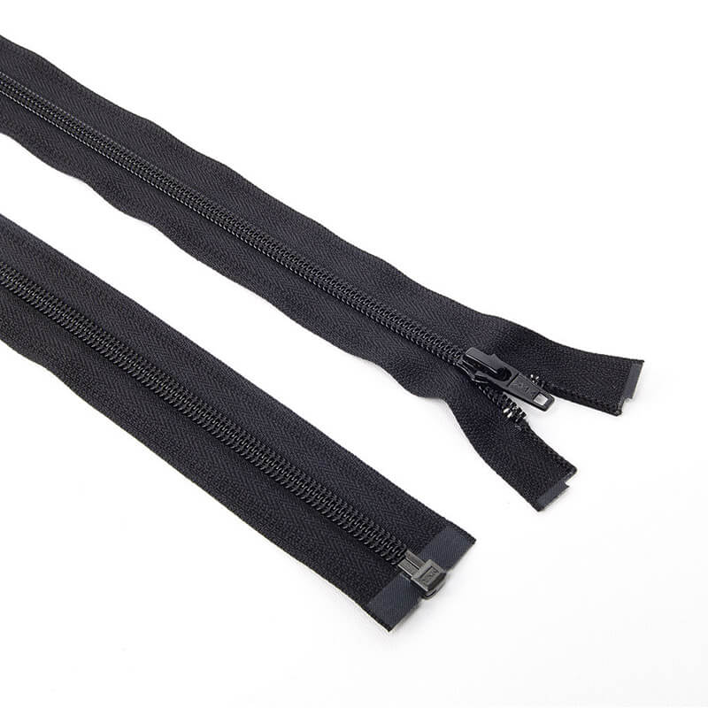YKK spirāles rāvējslēdzējs - melns