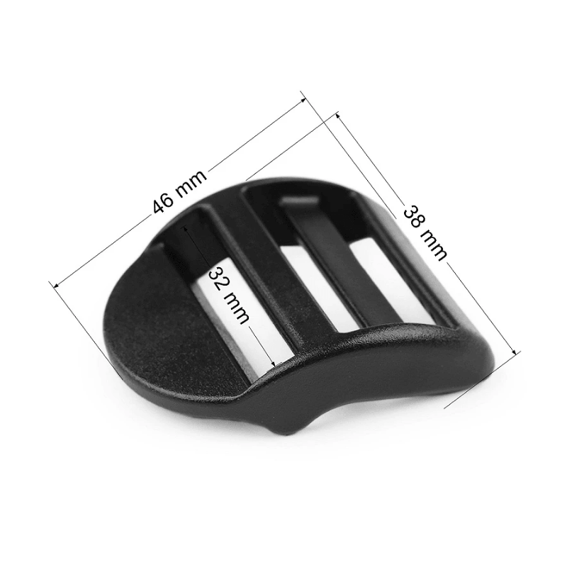 Plastmasas regulators 32mm - melns