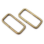 Square metal ring 13x32mm 730192