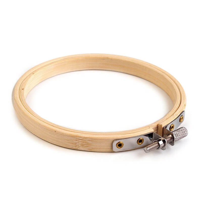 Bambusa riņķi izšūšanai