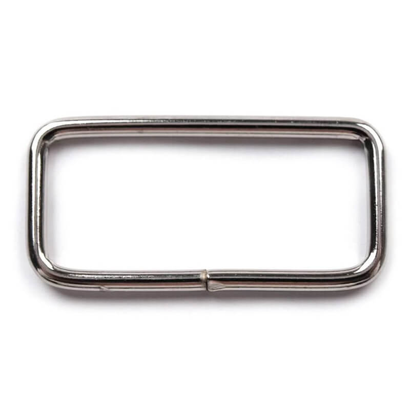 Square metal ring 16x39mm 060801
