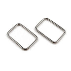 Square metal ring 13x20mm 730190