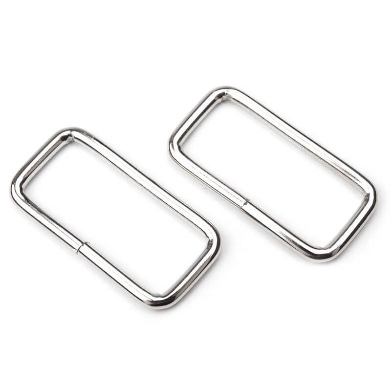 Square metal ring 13x32mm 730192