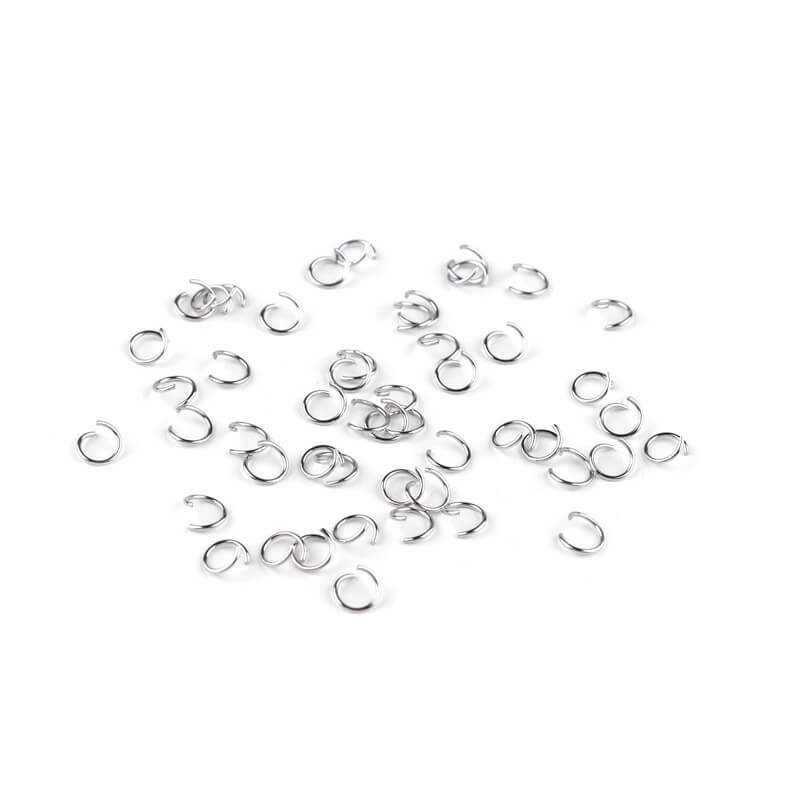 Stainless steel beading ring Ø6mm; Ø7mm