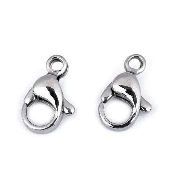 Stainless steel clasp (Lobster Clasp) 6x10mm
