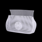 Plastmasas tīkla sagatave / pamatne somas izgatavošanai 13x8x5cm
