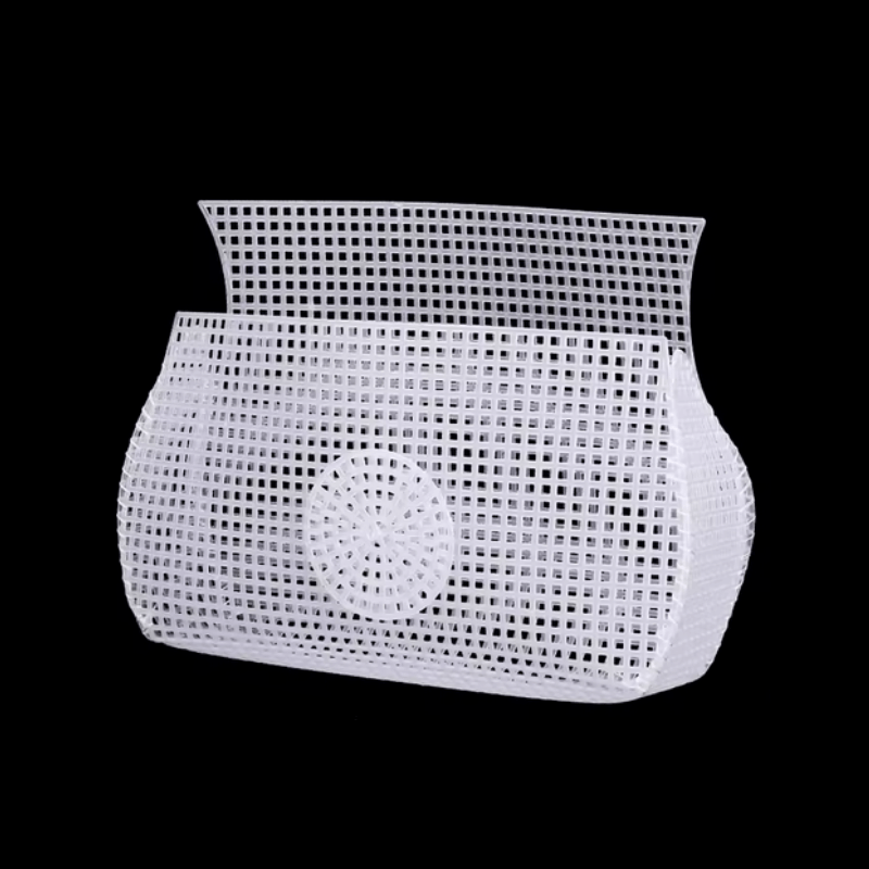 Plastmasas tīkla sagatave / pamatne somas izgatavošanai 13x8x5cm