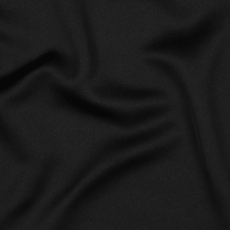 Satīna audums Royal 150cm | 140g/m² - 001 melns