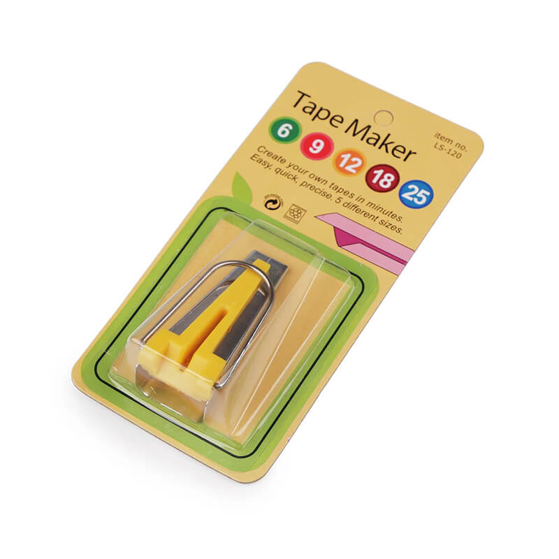 Oblique thread tape maker