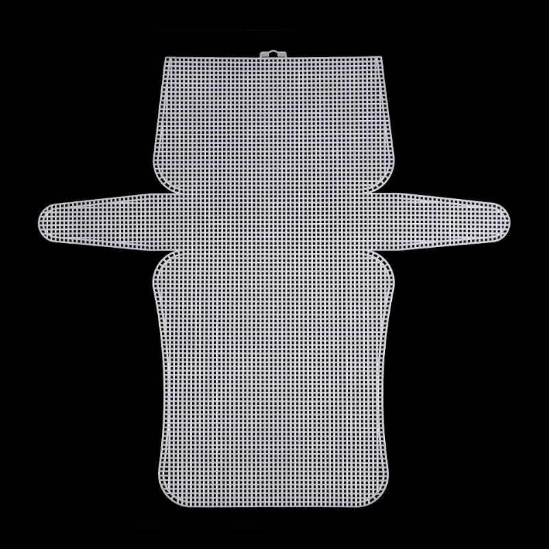 Plastmasas tīkla sagatave / pamatne somas izgatavošanai 24x13x6cm