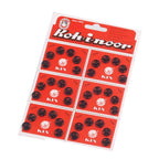 Sew-on metal snap button - black