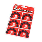 Sew-on metal snap button - black