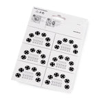 Sew-on metal snap button - black
