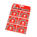 Sew-on metal snap button - silver