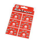 Sew-on metal snap button - silver