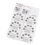 Sew-on metal snap button - silver
