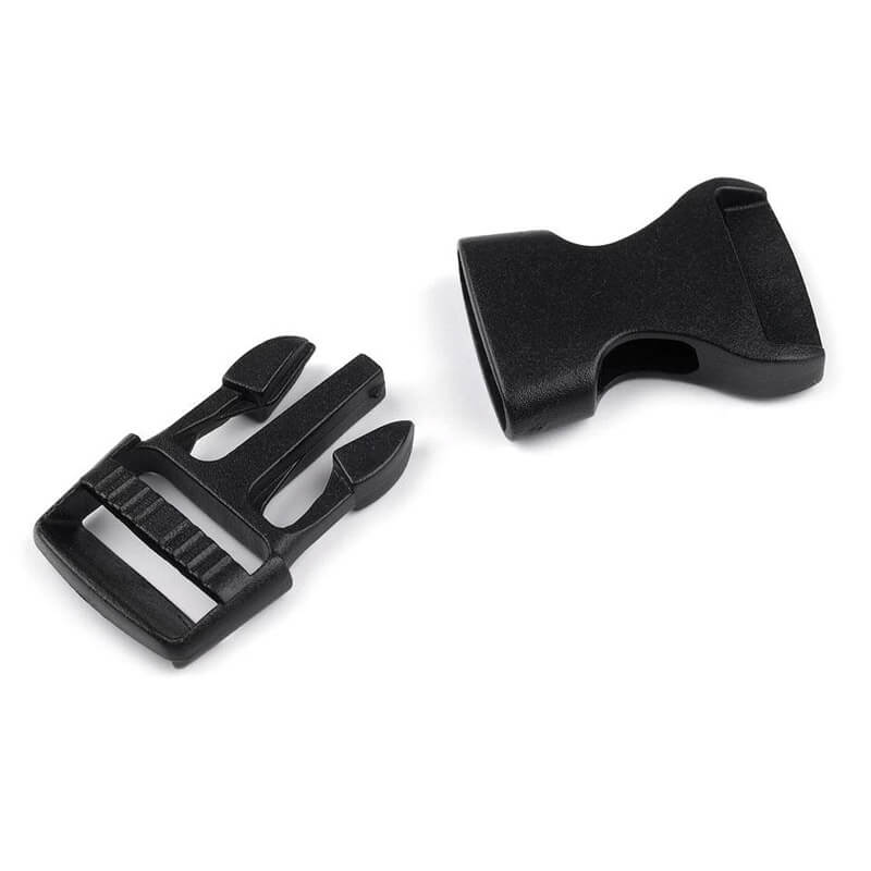 Plastic buckle 15mm - black 730593