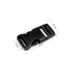 Plastic buckle 15mm - black 730593