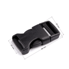 Plastic buckle 20mm – black
