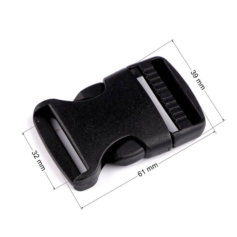 Plastic buckle 32mm – black