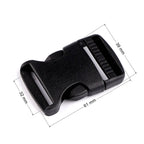 Plastic buckle 32mm – black