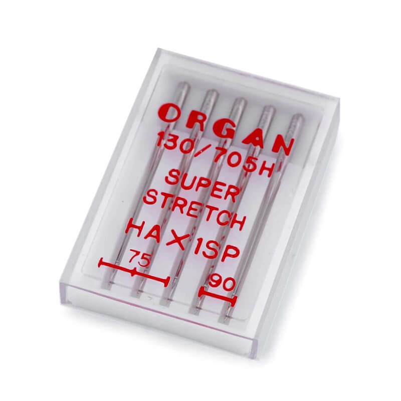 Organ Super Stretch šujmašīnu adatas elastīgiem audumiem HA X 1SP