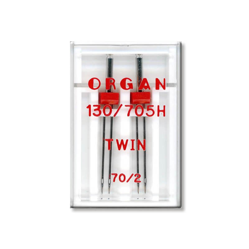 Organ Twin - dubultās šujmašīnas adatas 130/705 H