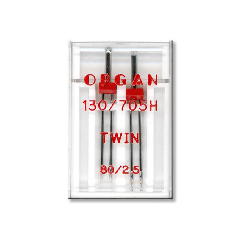 Organ Twin - dubultās šujmašīnas adatas 130/705 H