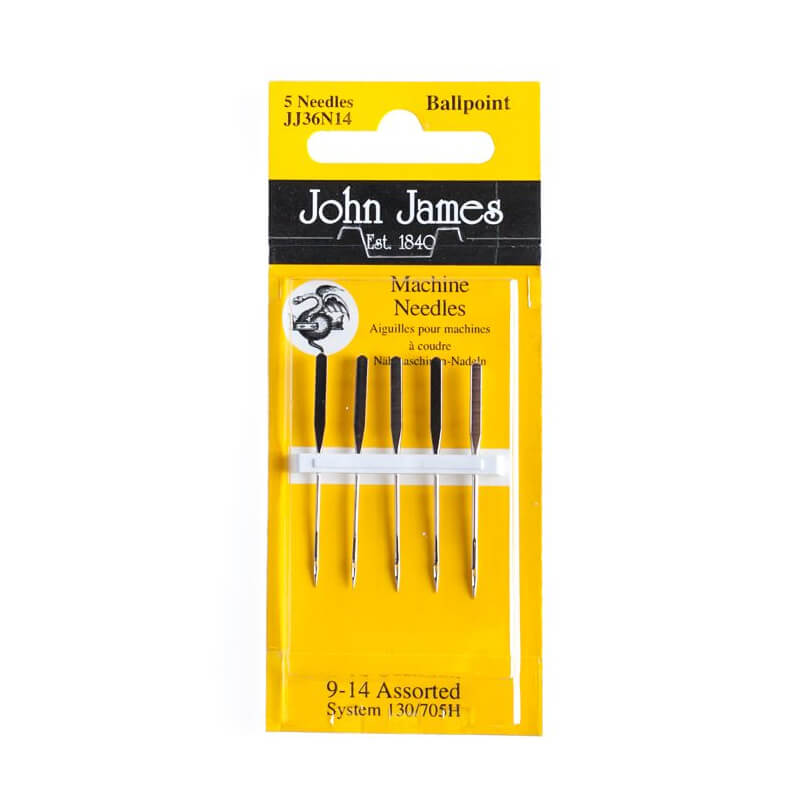 John James Ballpoint šujmašīnu adatas 130/705H