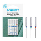 Šujmašīnu adatas smalkiem audumiem SCHMETZ Microtex 130/705 H-M 60; 70; 80