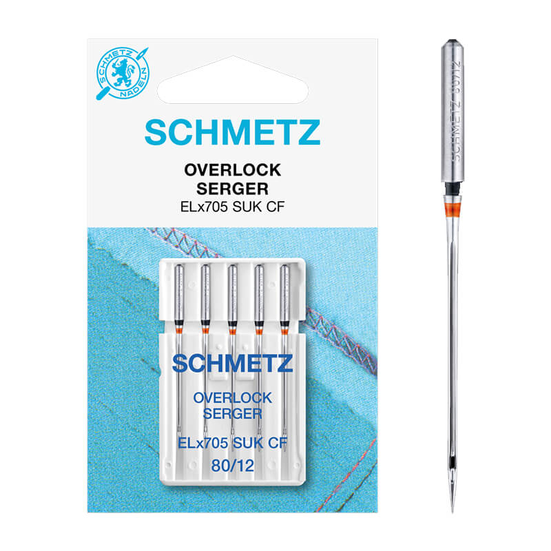 Schmetz Overlock needles for overlock ELx705 SUK CF