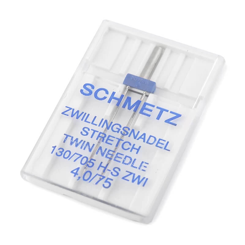 SCHMETZ Stretch Twin - dubultā šujmašīnu adata elastīgiem audumiem 130/705 H-S ZWI