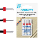 SCHMETZ Universal Twin - dubultā universālā šujmašīnu adata 130/705 H ZWI