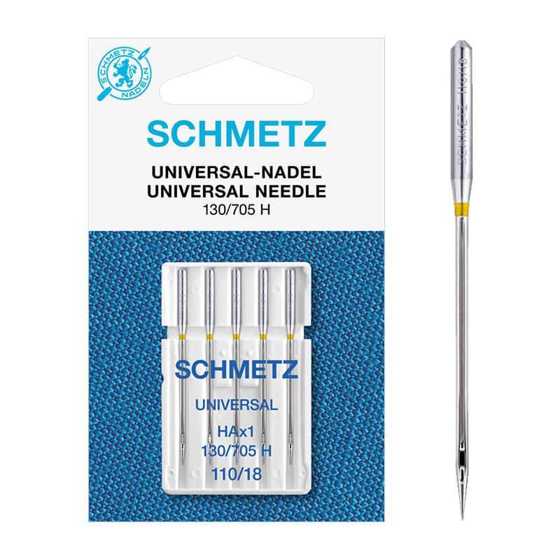 SCHMETZ universālās šujmašīnu adatas 130/705H