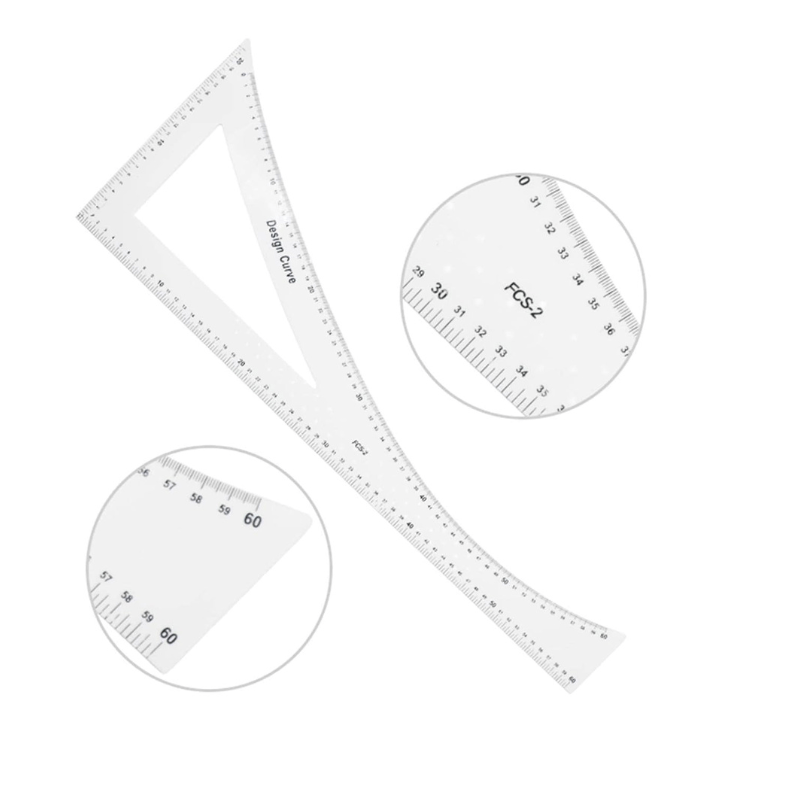 Sewing ruler set 7pcs.
