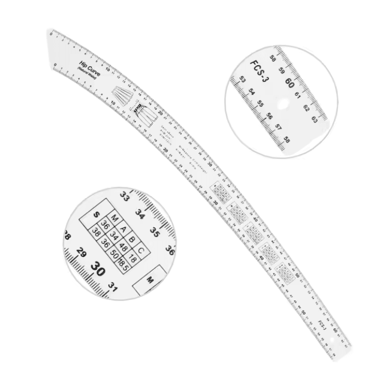 Sewing ruler set 7pcs.