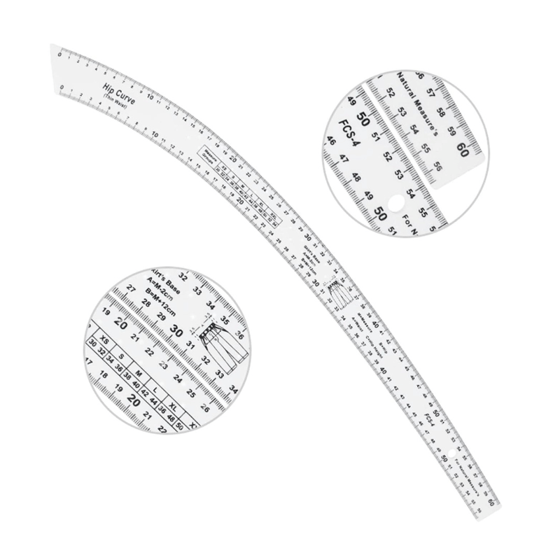 Sewing ruler set 7pcs.