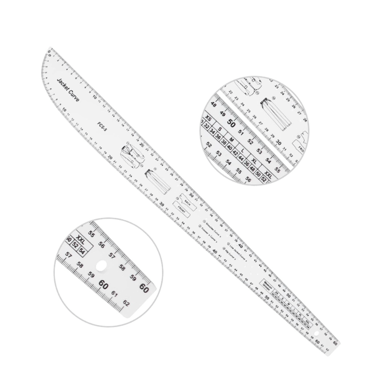 Sewing ruler set 7pcs.