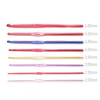 Aluminum crochet hook 040170